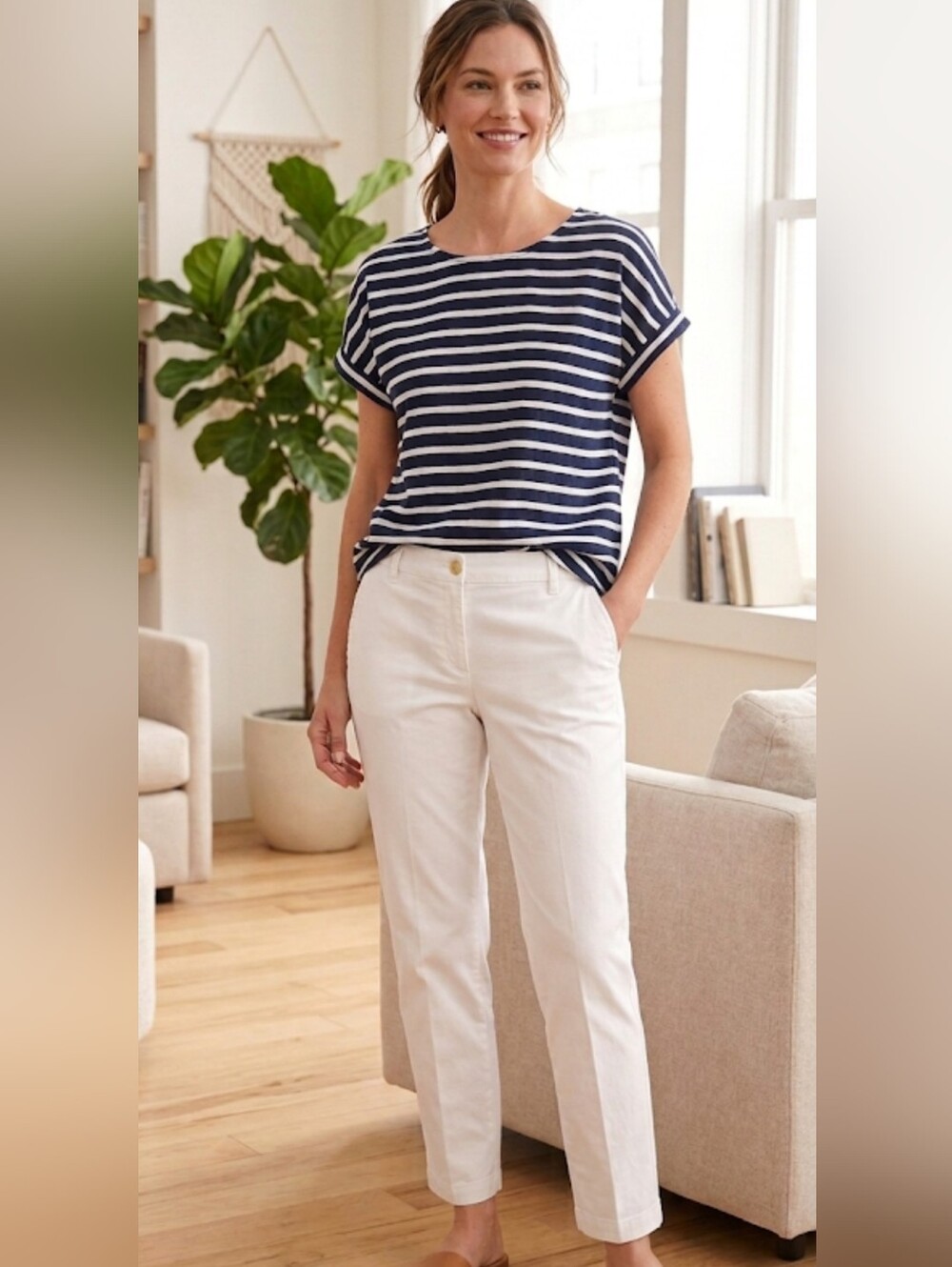 Talbots Girlfriend Chinos Sz 6